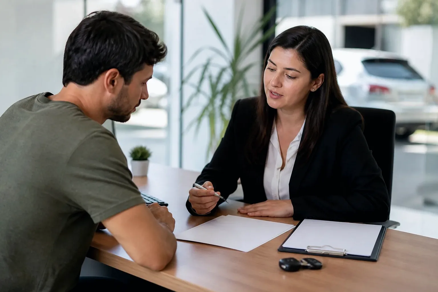 Profissional redigindo um recurso para multa para cliente.